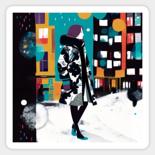 Winter's Silent Beauty Sticker